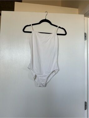 NWT Classic White Bloch Leotard with Thin Straps